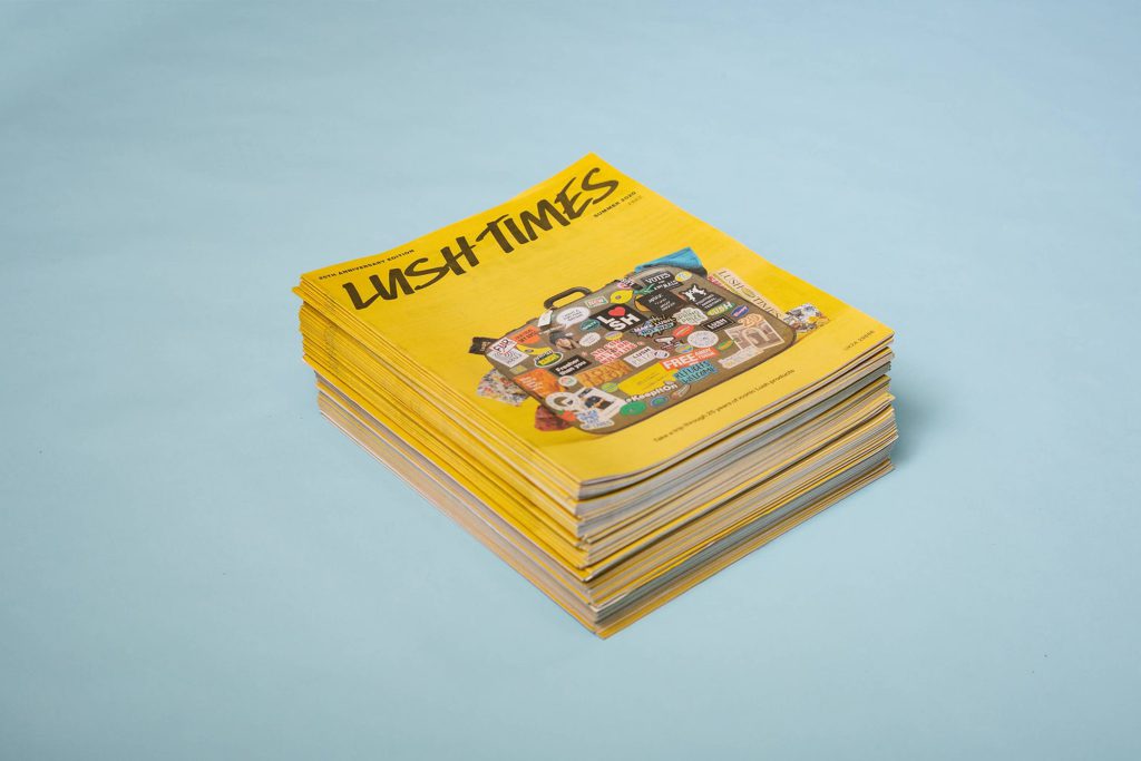 Lush print magazine
