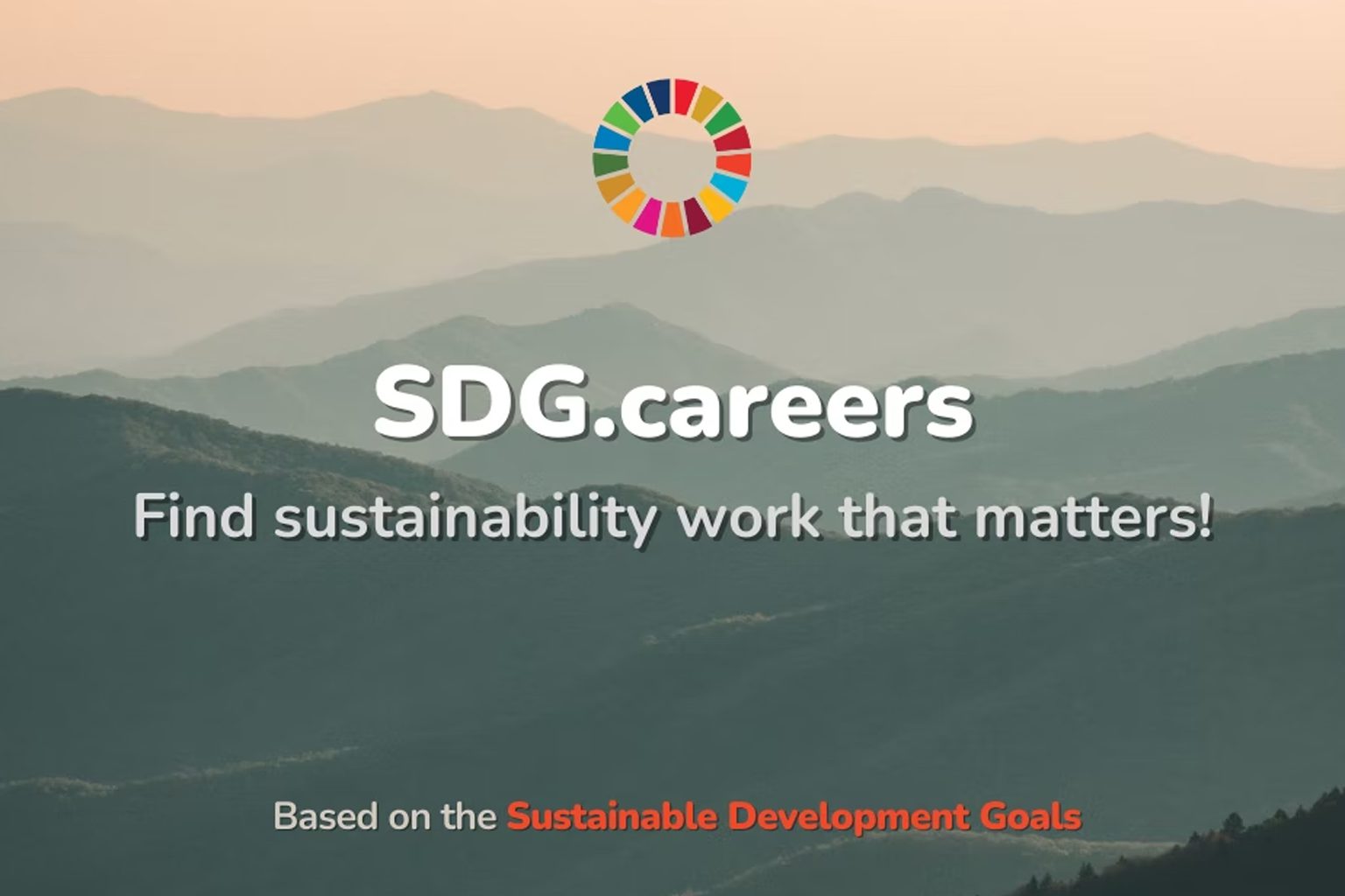 SDG careers image